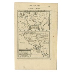 Antique Map of the Empire of the Assyriens by Mallet, 1683