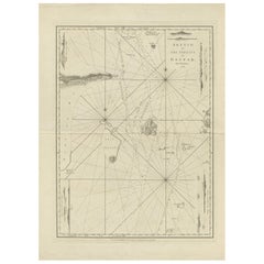 Antique Map of the Gaspar Strait by Huddart, '1788'