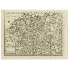 Antique Map of the German Empire by Keizer & de Lat, 1788