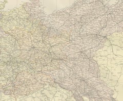 Antique Map of The German Empire (East Sheet), 1882