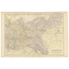 Mapa Antiguo del Imperio Alemán (Hoja Este), 1882