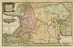 Antique Map of the Holy Land and Paradise – Terrae Canaan Map, c.1720