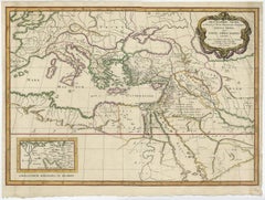 Antique Map of the Holy Land Described in the Old and New Testament, ca.1660