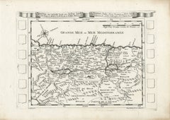 Antique Map of the Holy Land Palestine & Jerusalem, Elias Baeck ca. 1700