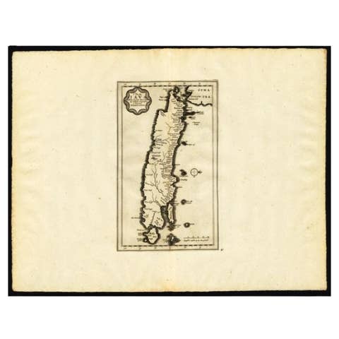 Antique Map of the Island of Java by Van Der Aa, 1725