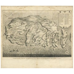 Antique Map of the Island of Malta by A. de Putter, 1729