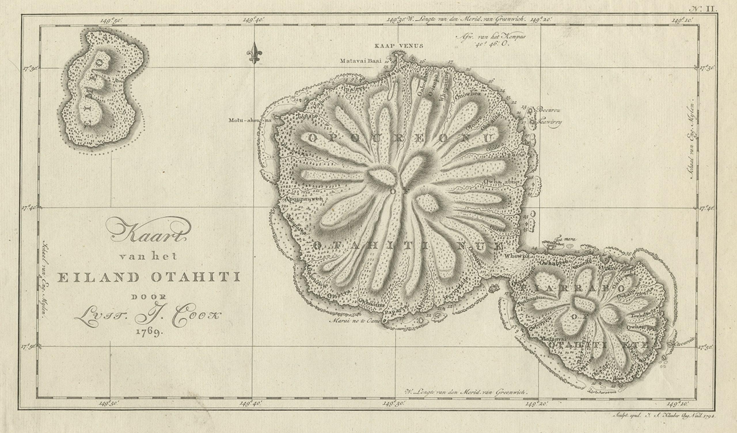 carte de tahiti detaillee