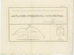 Antique Map of the Queen Charlotte Islands (Santa Cruz) Pacific – Carteret, 1774