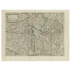 Antike Karte des Königreichs Bohemia von Keizer & de Lat, 1788