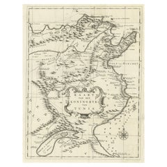 Carta geografica antica del Regno di Tunisia, Africa, 1773