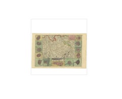 Antique Map of the Lorraine Region 'France' (c.1735)