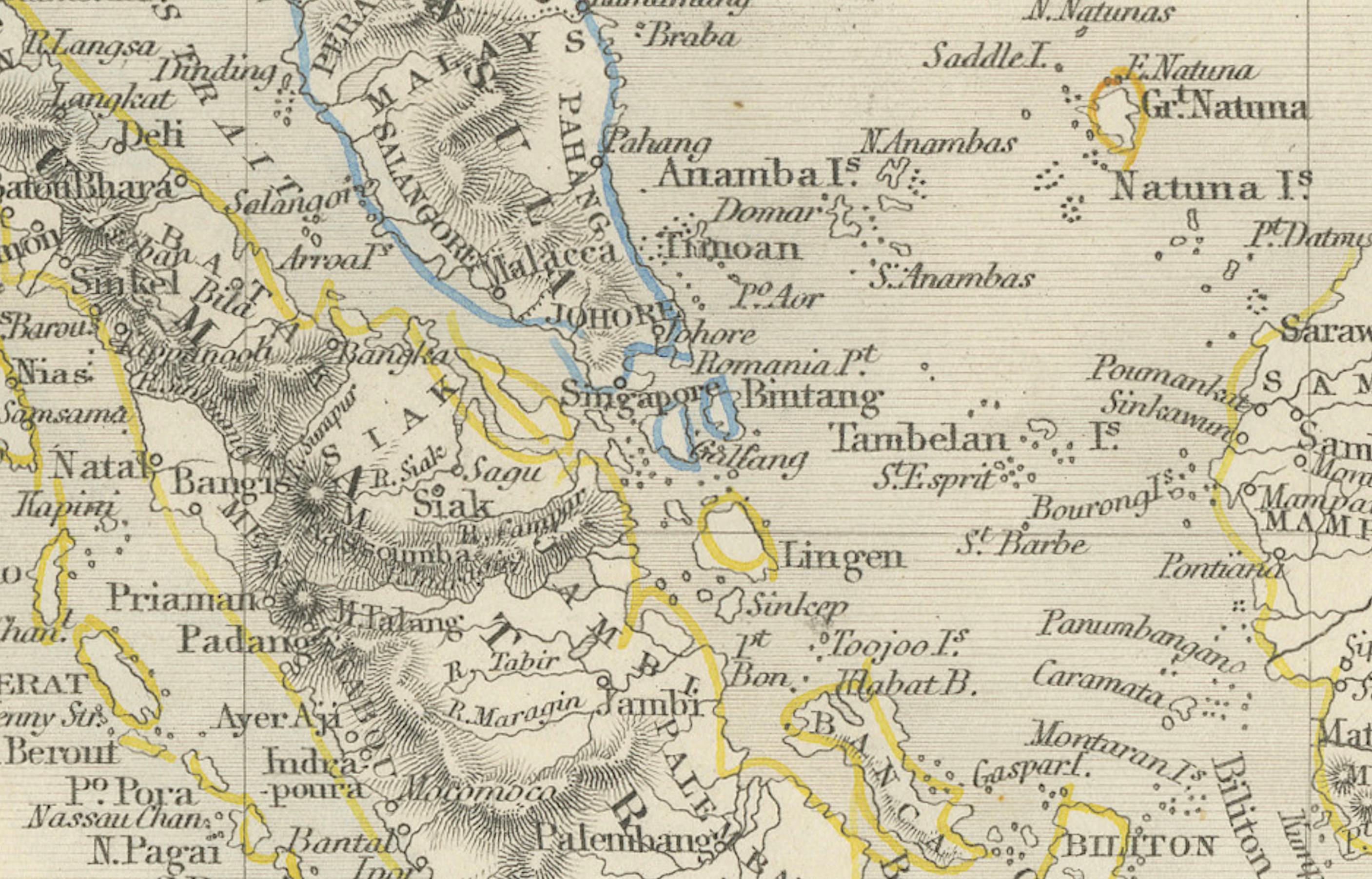 John Tallis & Company, often simply known as Tallis, was renowned for the production of maps and illustrated geographical publications in the mid-19th century. Tallis maps, such as the one of Indonesia, are characterized by their meticulous detail,