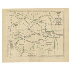Antique Map of the Menaldumadeel Township by Behrns, 1861