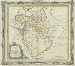 Antique Map of the Middle East by Brion de la Tour '1772'