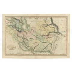 Carte ancienne du Moyen-Orient par Smith, 1809