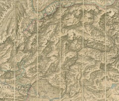 Antique Map of the North-West Frontier by Stanford, 1895