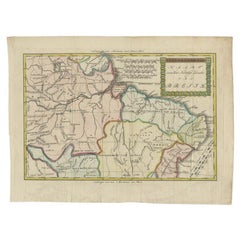 Carte ancienne de la partie nord du Brésil par Raynal, 1784
