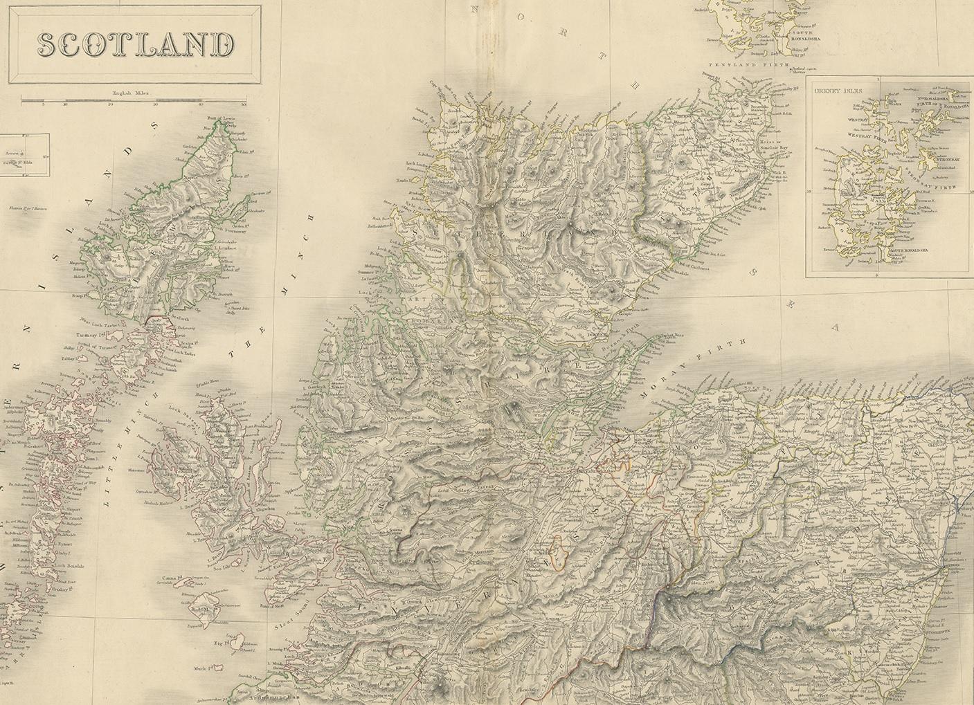 Carta geografica antica intitolata 