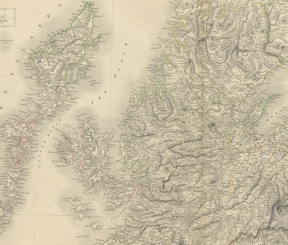 cartina geografica della scozia