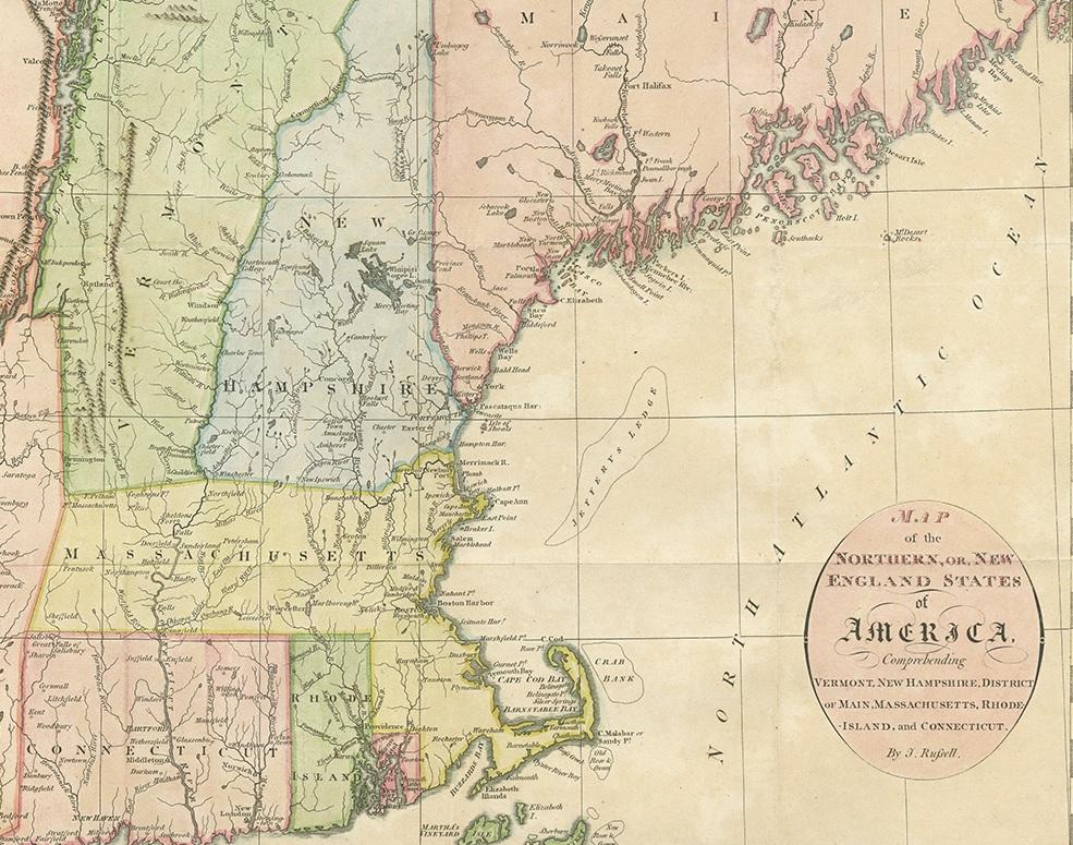 Antique Map of the Northern States - BG 12091D Master 