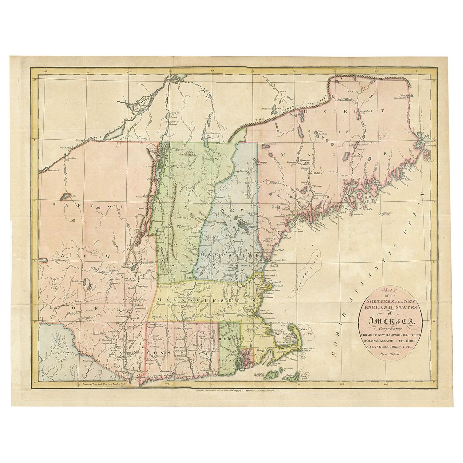 Antique Map of the Northern States - 16524392 Master 