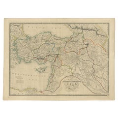 Antique Map of the Ottoman Empire by Wyld, c.1840