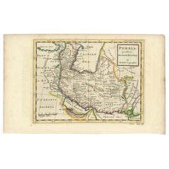 Antique Map of the Persian Empire 'Persia/Iran' by H. Moll, circa 1745