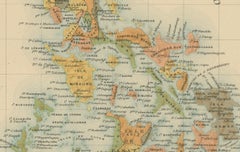 Antique Map of the Philippine Islands – Observatorio de Manila, 1899