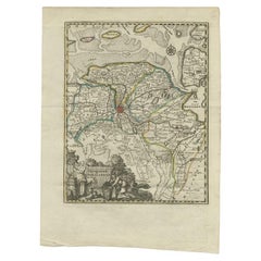Antique Map of the Province of Groningen by Keizer & De Lat, 1788