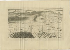 Antique Map of the Pyramids of Saqqara and Dahshur – Egypt, c.1770s