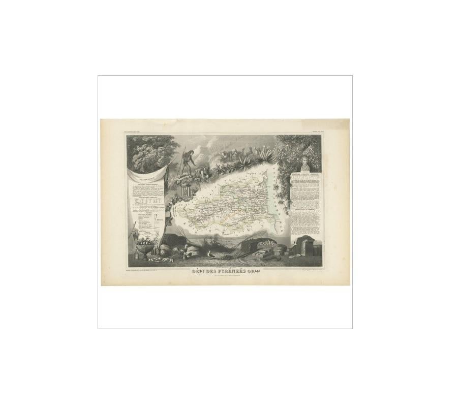 Carta geografica antica intitolata 