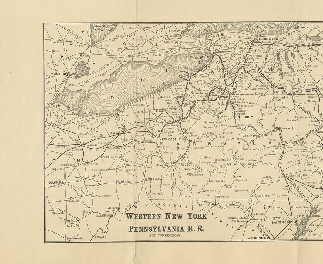 new york pennsylvania border map