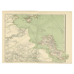 Vintage Map of the Region of Banyuasin by Dornseiffen, 1900