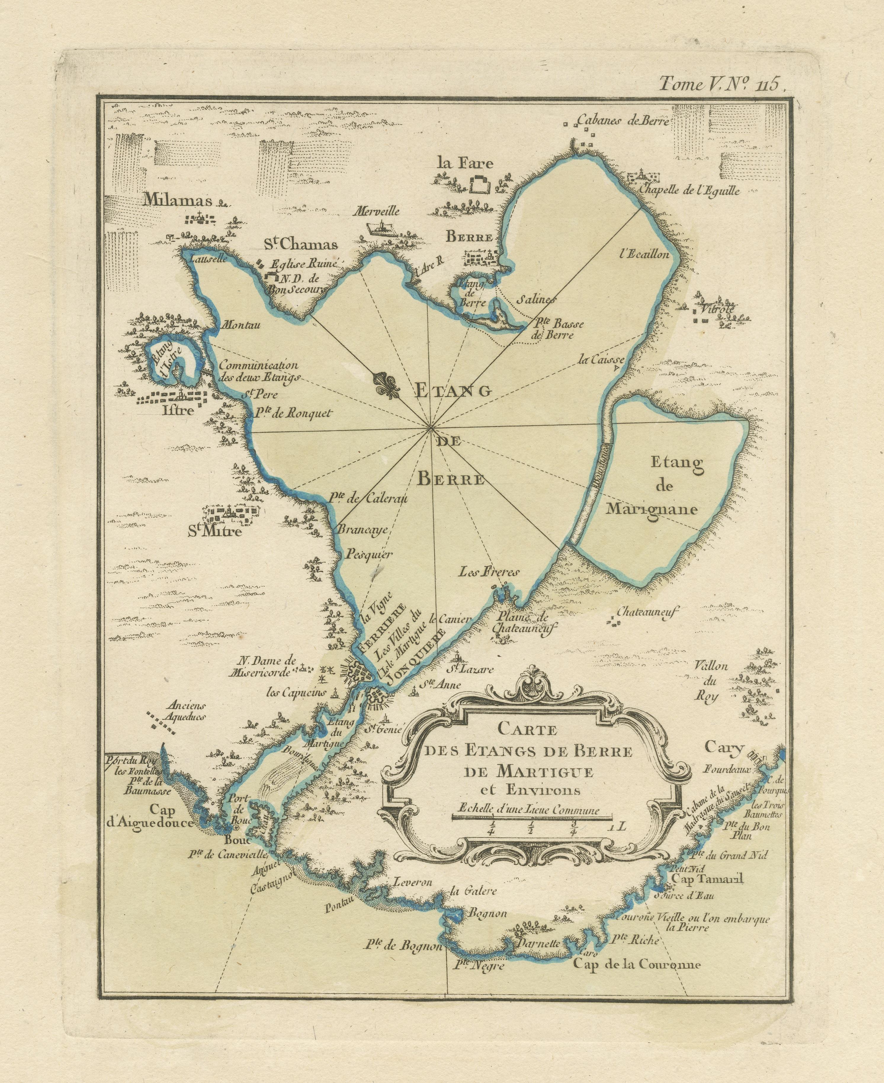 berre l'etang carte