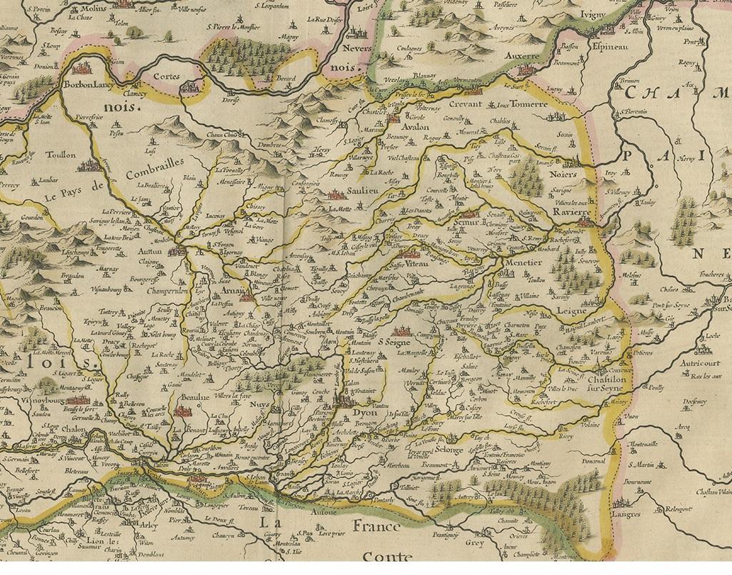 burgundy historical map