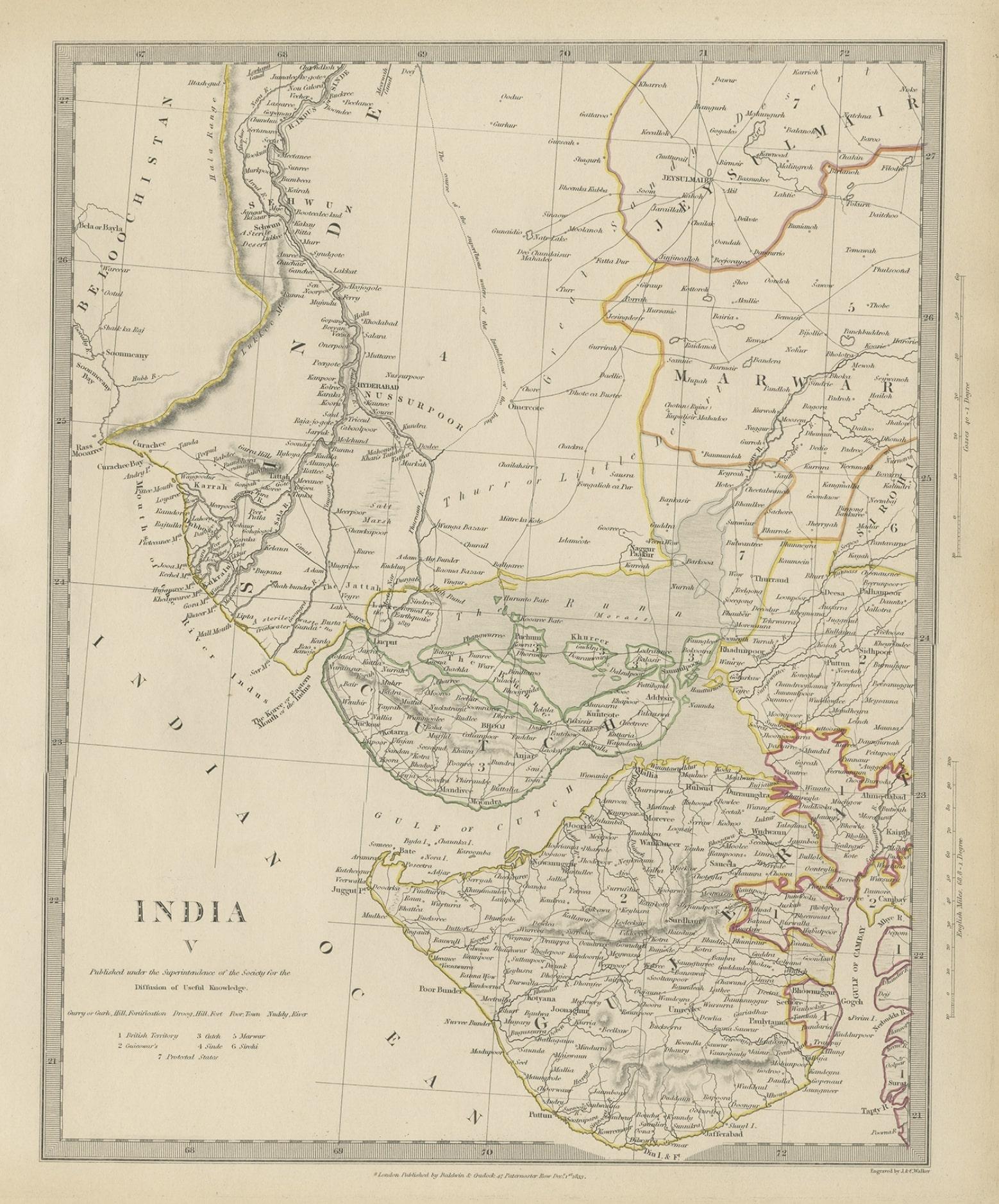 gujarat old map