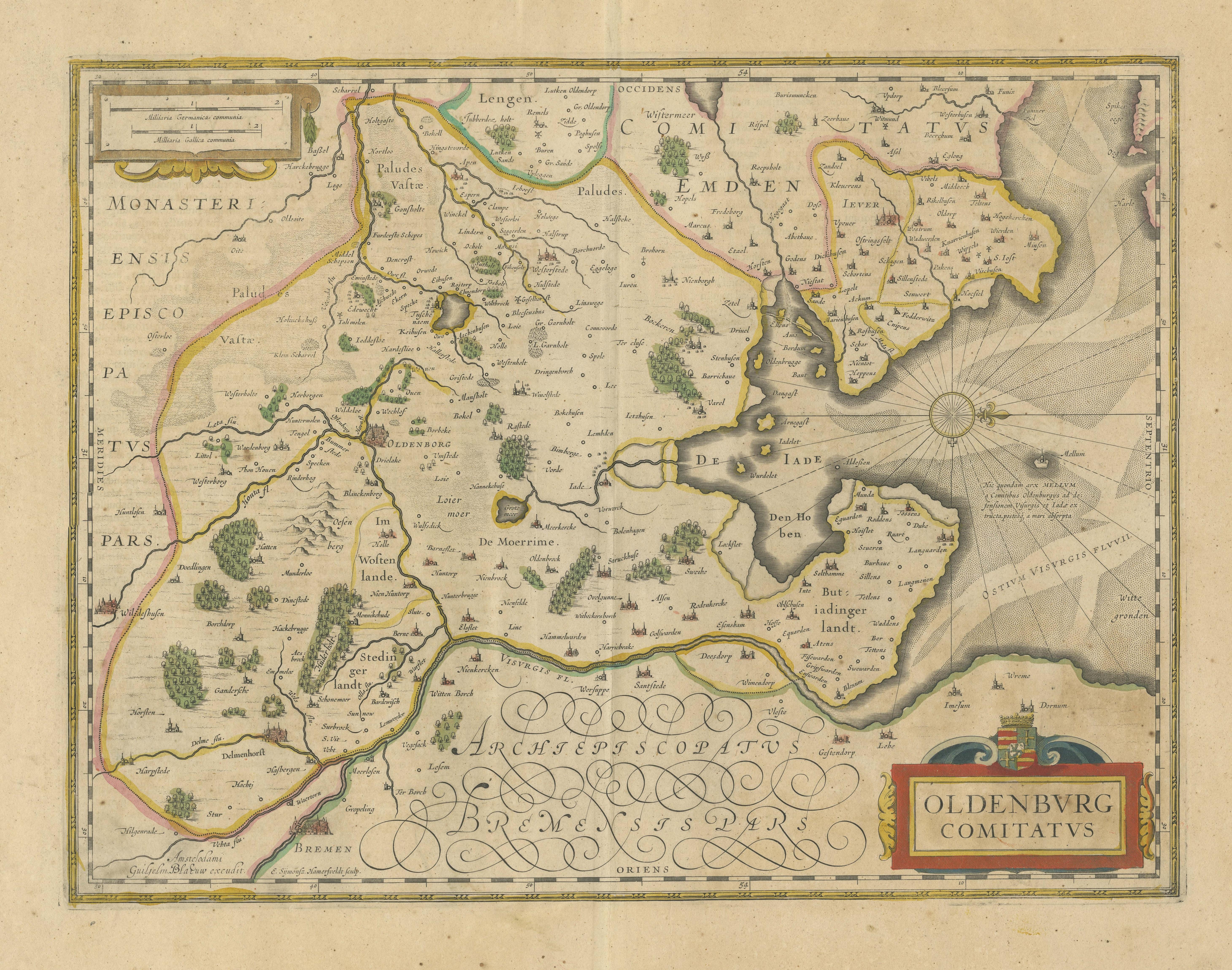 grand duchy of oldenburg map