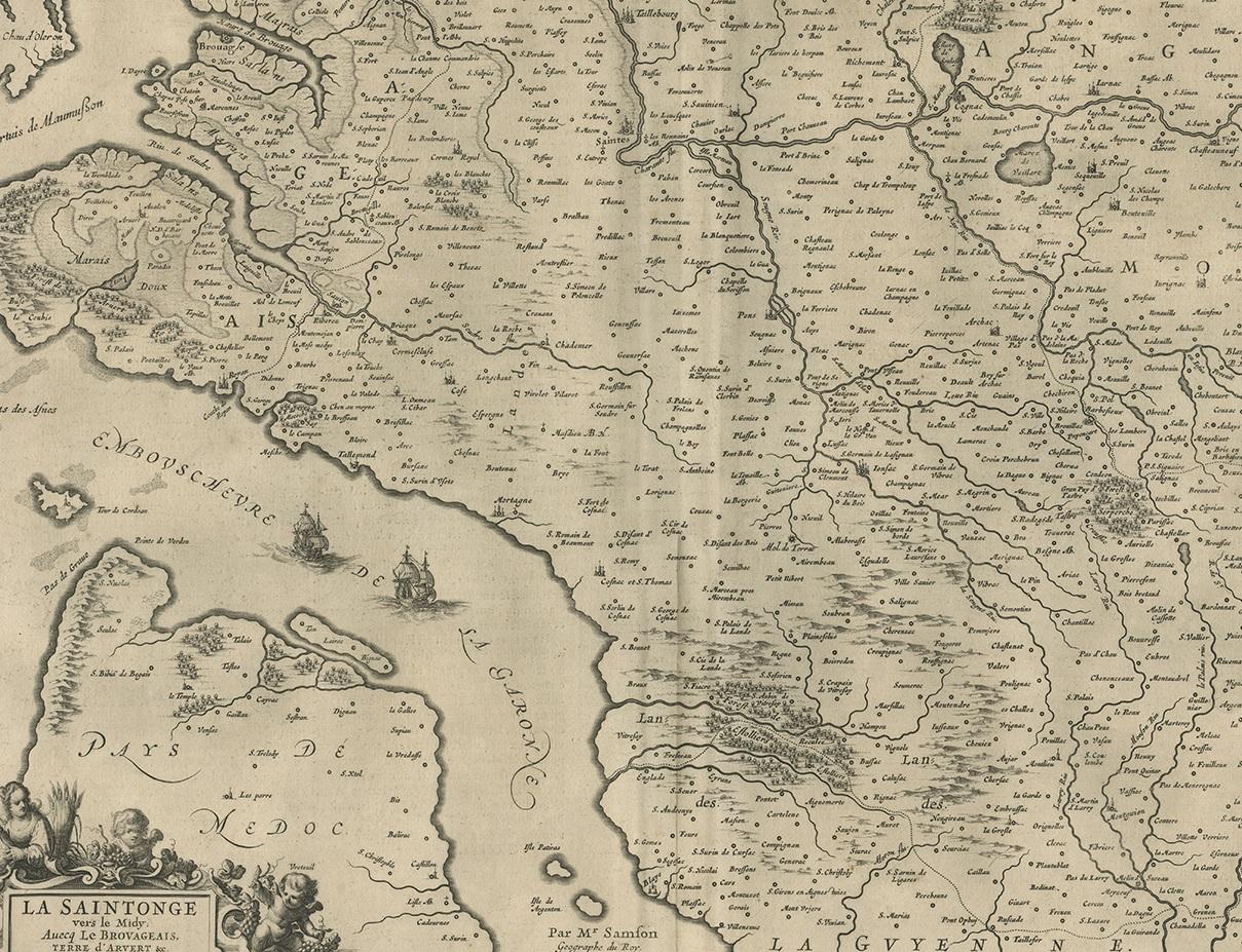 saintonge - carte