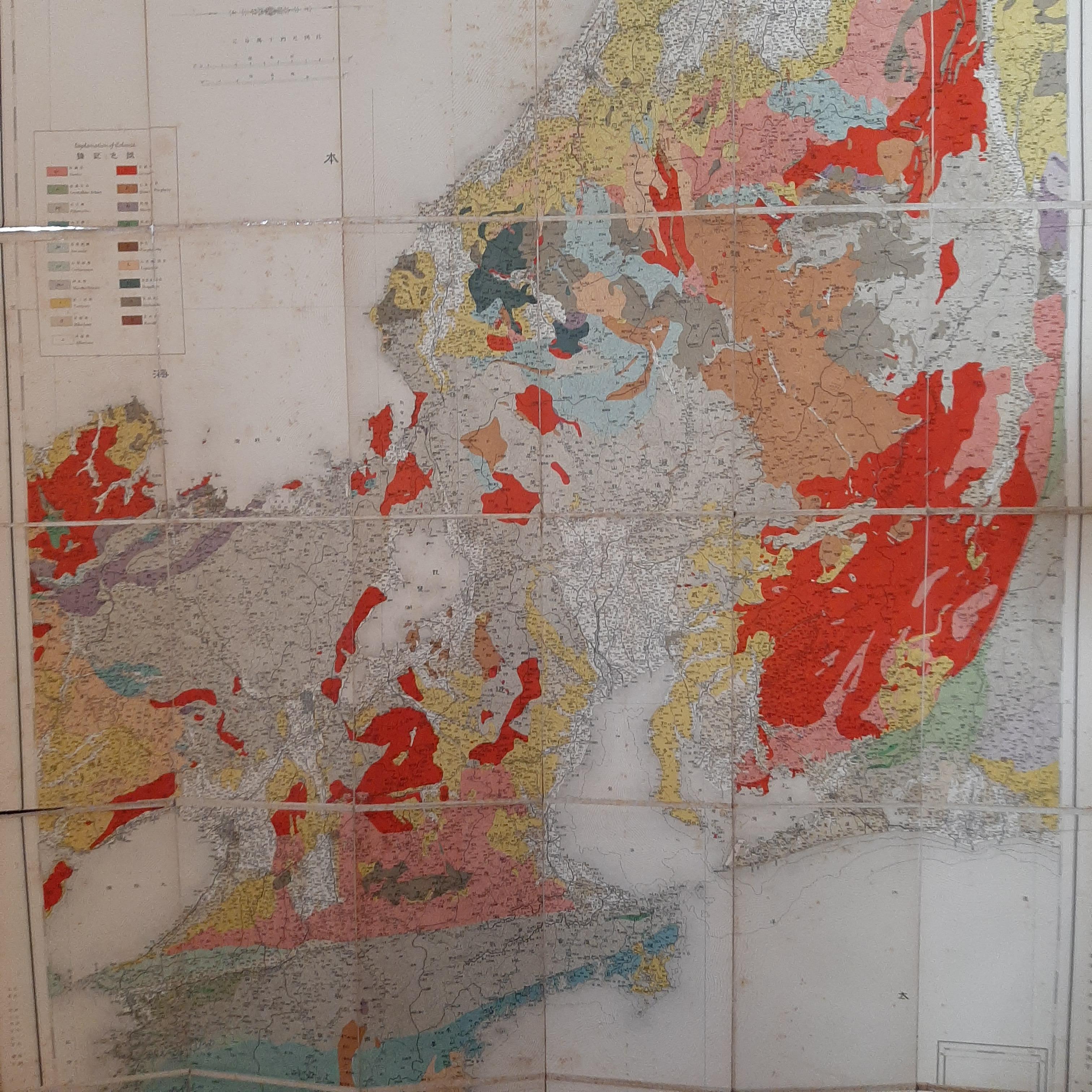 Mapa Antiguo de la Región de Wakayama, Nara y Osaka 'Japón en Bastante bueno estado para la venta en Langweer, NL