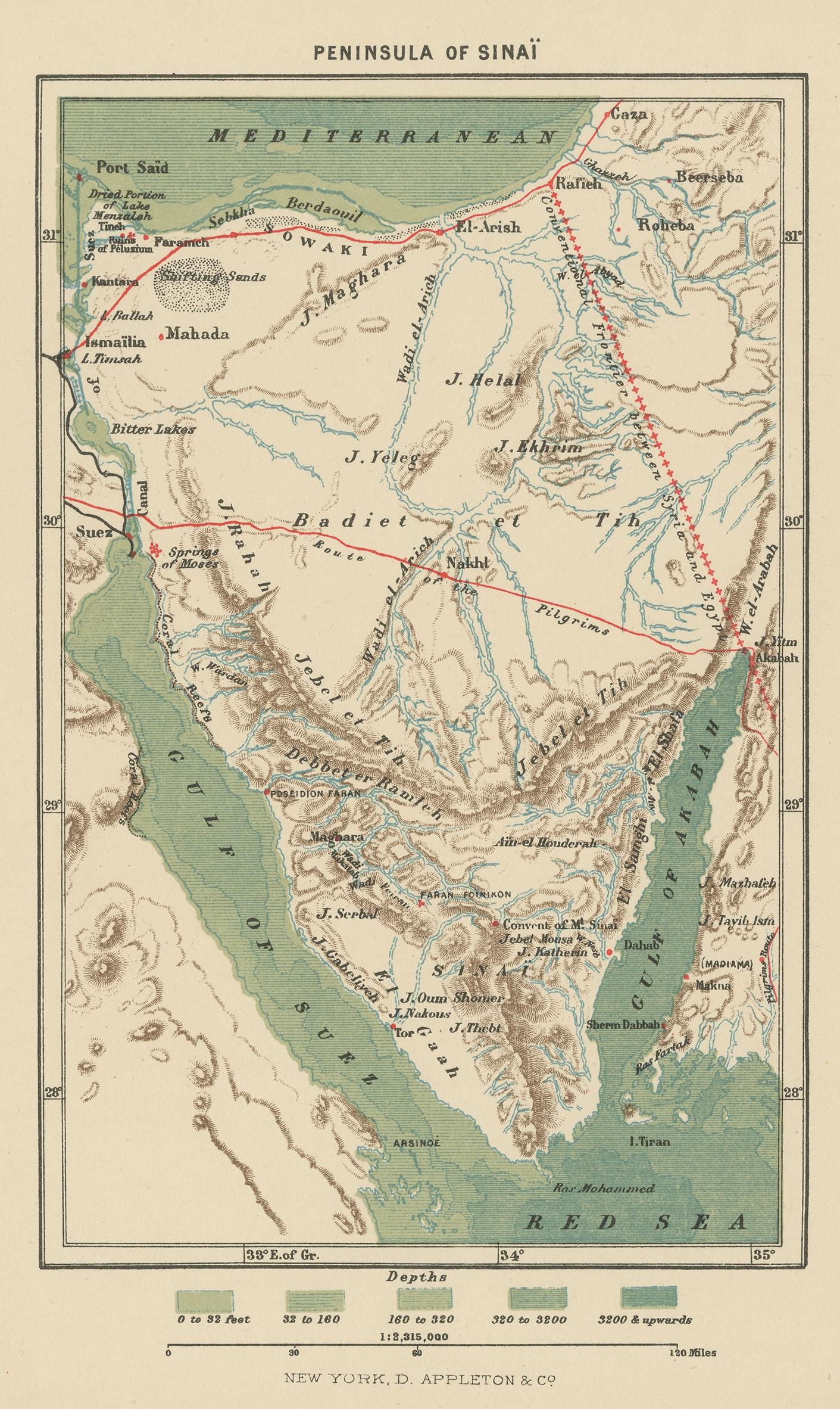 Mapa antiguo titulado 