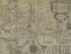 Antique Map of the Spice Islands by Van Linschoten, 1598