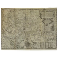 Antique Map of the Spice Islands by Van Linschoten, 1598