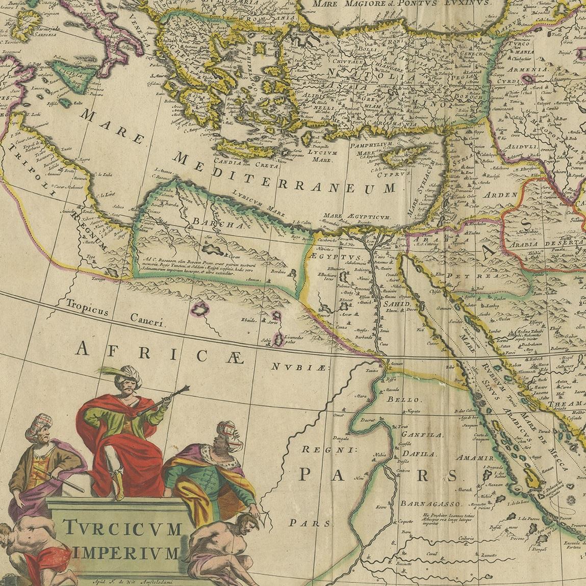 map of the middle east 1700
