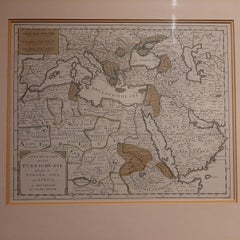 Antique Map of the Turkish Empire by Tirion, 1763