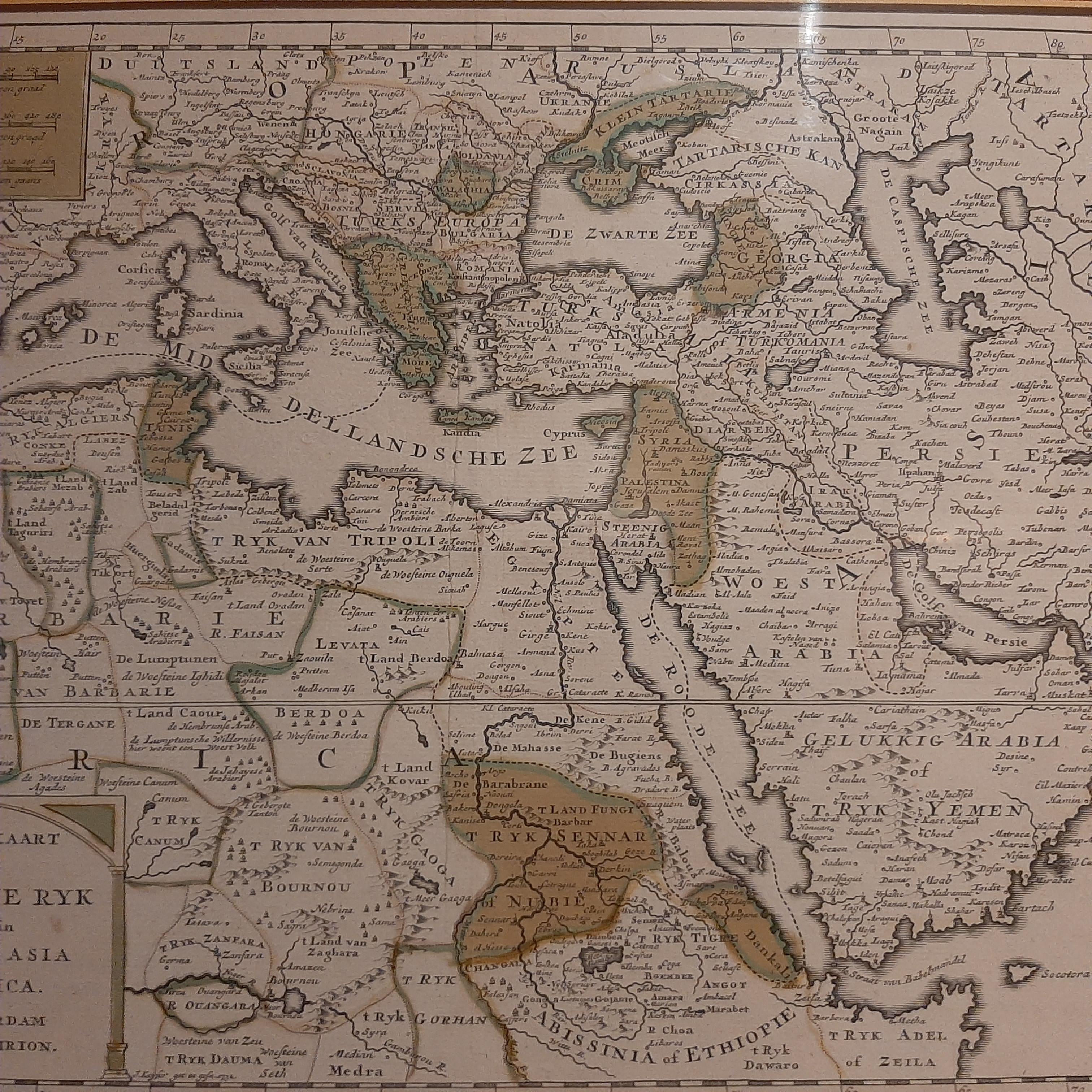 1763 world map