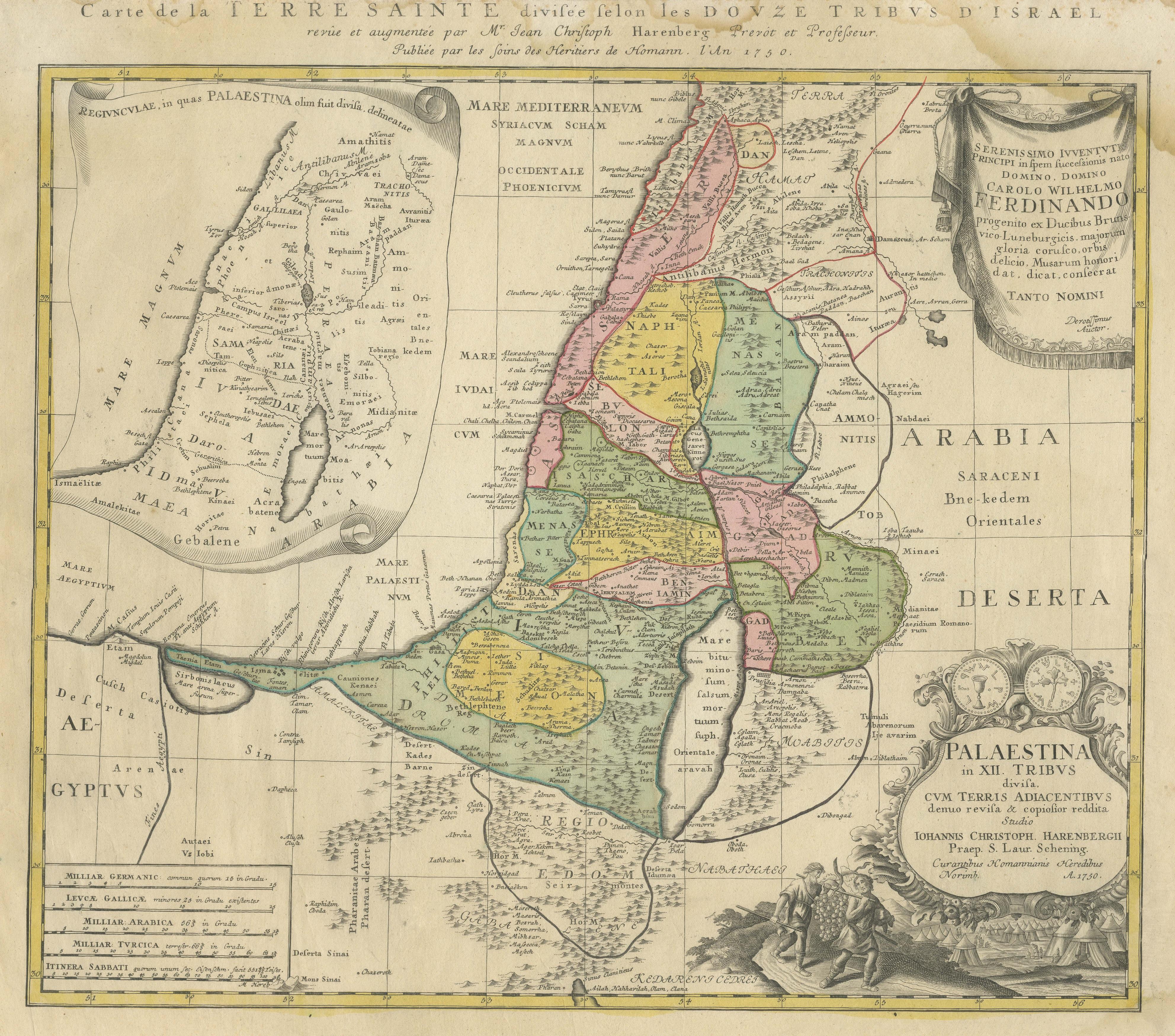 tribes of israel map