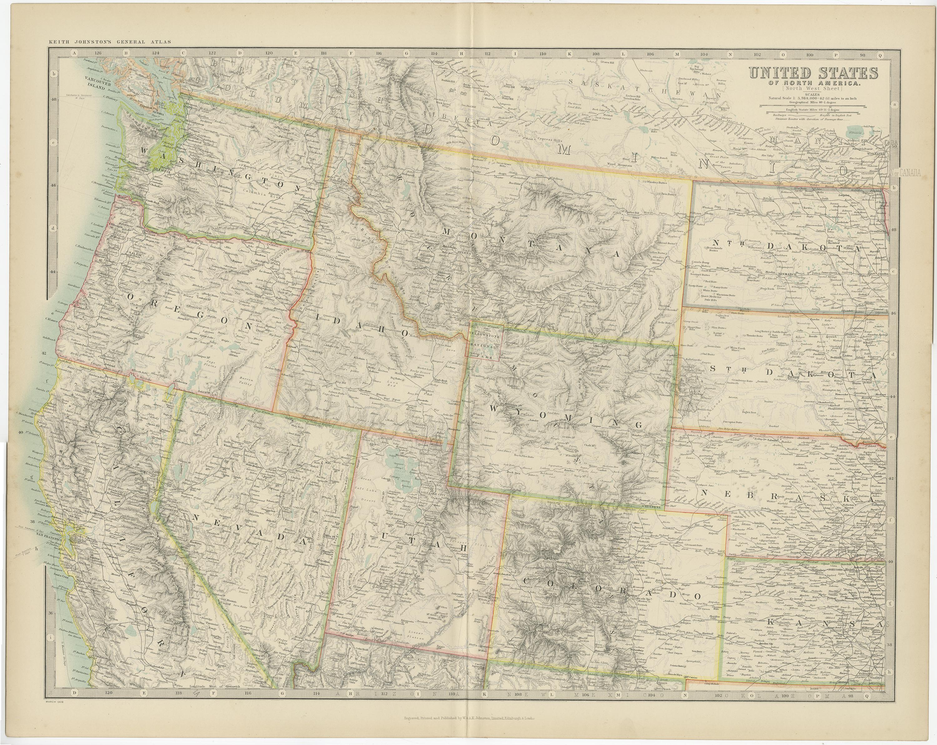 map of north west united states