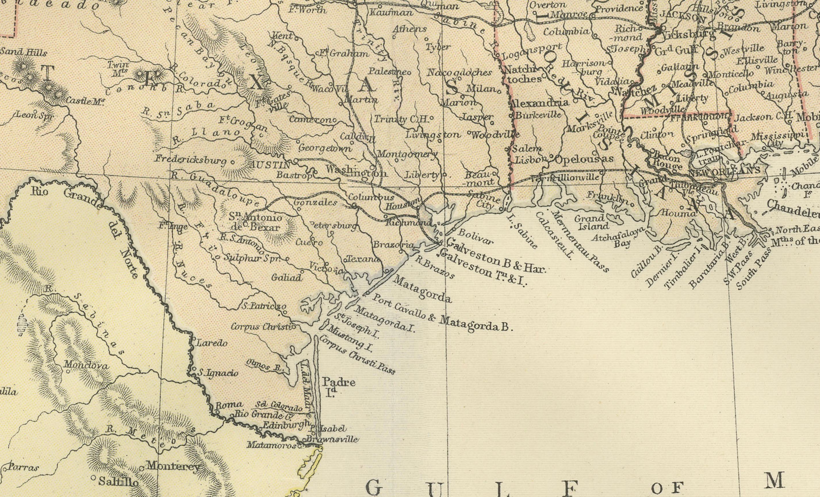 Paper Antique Map of The United States of North America, 1882 For Sale