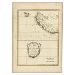 Antique Map of the West Coast of Africa, 1771