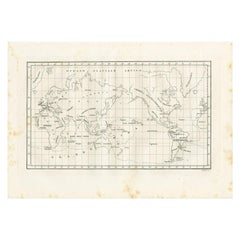 Antique Map of the World by Ferrario '1831'